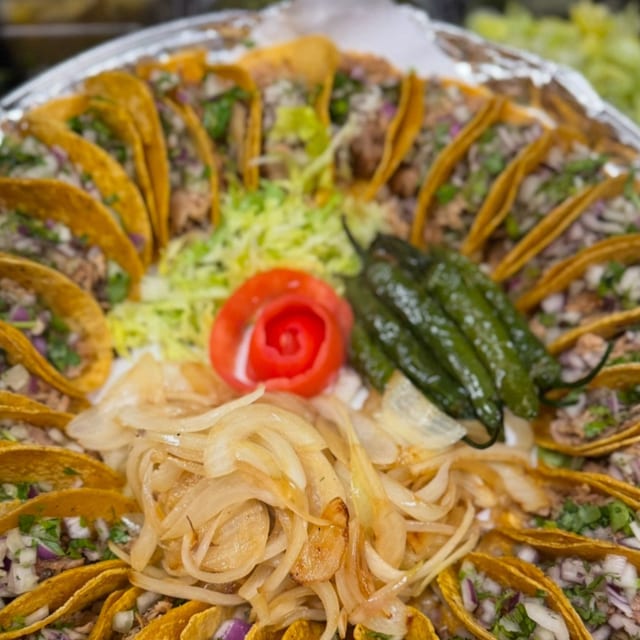 Party platter: 20 street tacos.